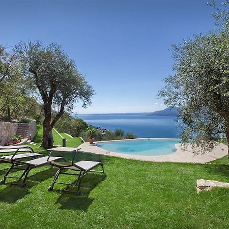 Villa Divina22-Apt Armonia-Con Piscina E Vista Lago Castelletto Di Brenzone Exterior foto