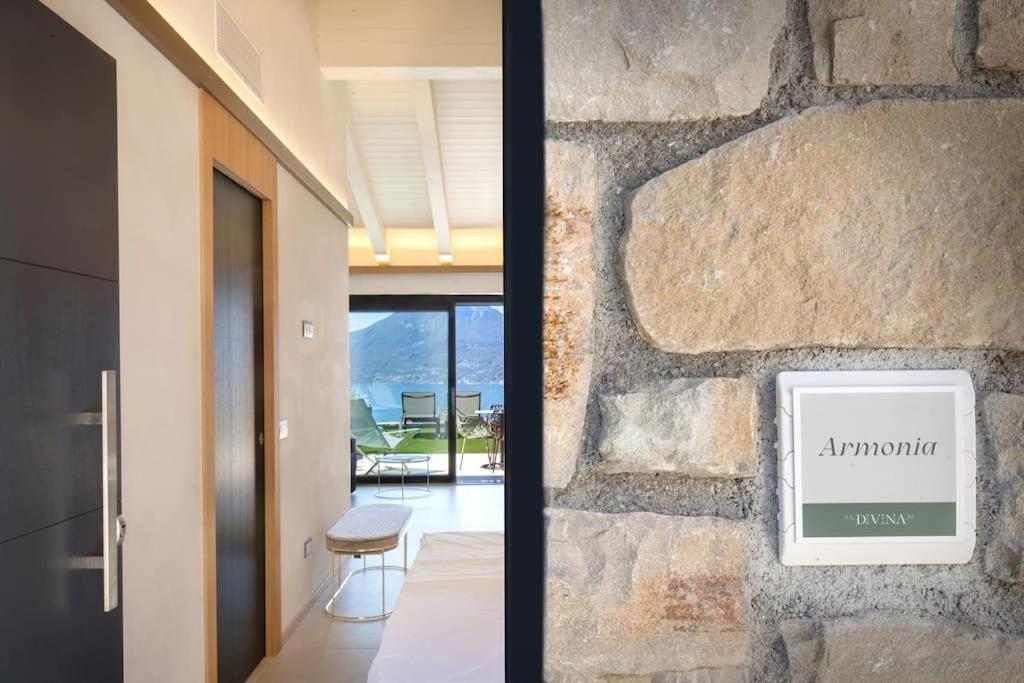 Villa Divina22-Apt Armonia-Con Piscina E Vista Lago Castelletto Di Brenzone Exterior foto